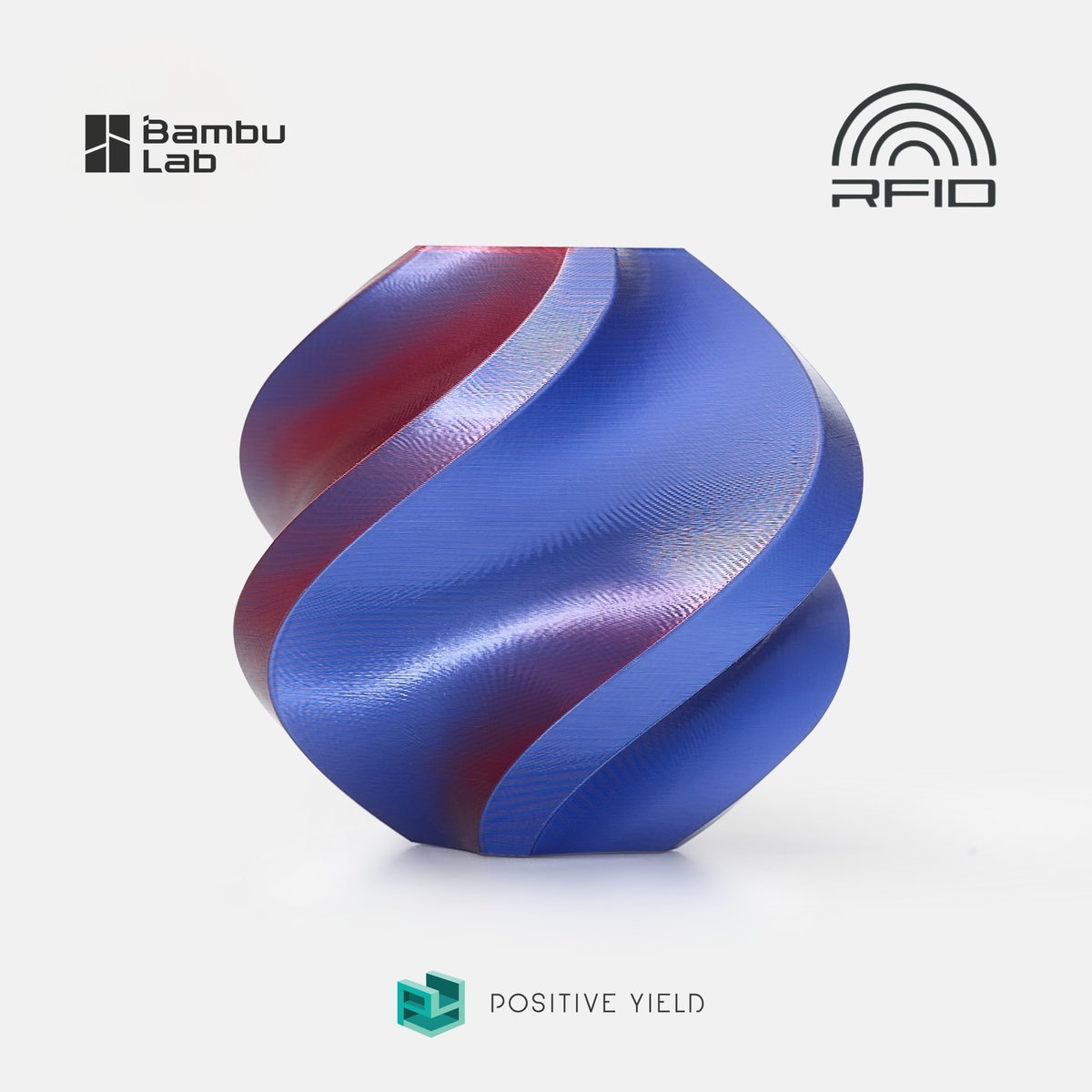 Bambu Lab PLA Silk Multi-Color Filament 1.75mm 1KG