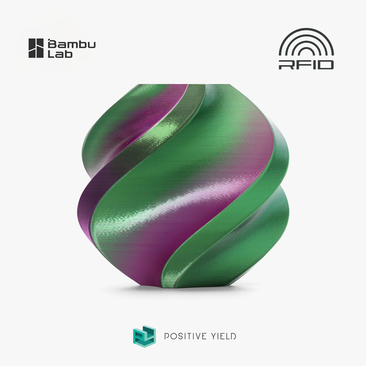 Bambu Lab PLA Silk Multi-Color Filament 1.75mm 1KG