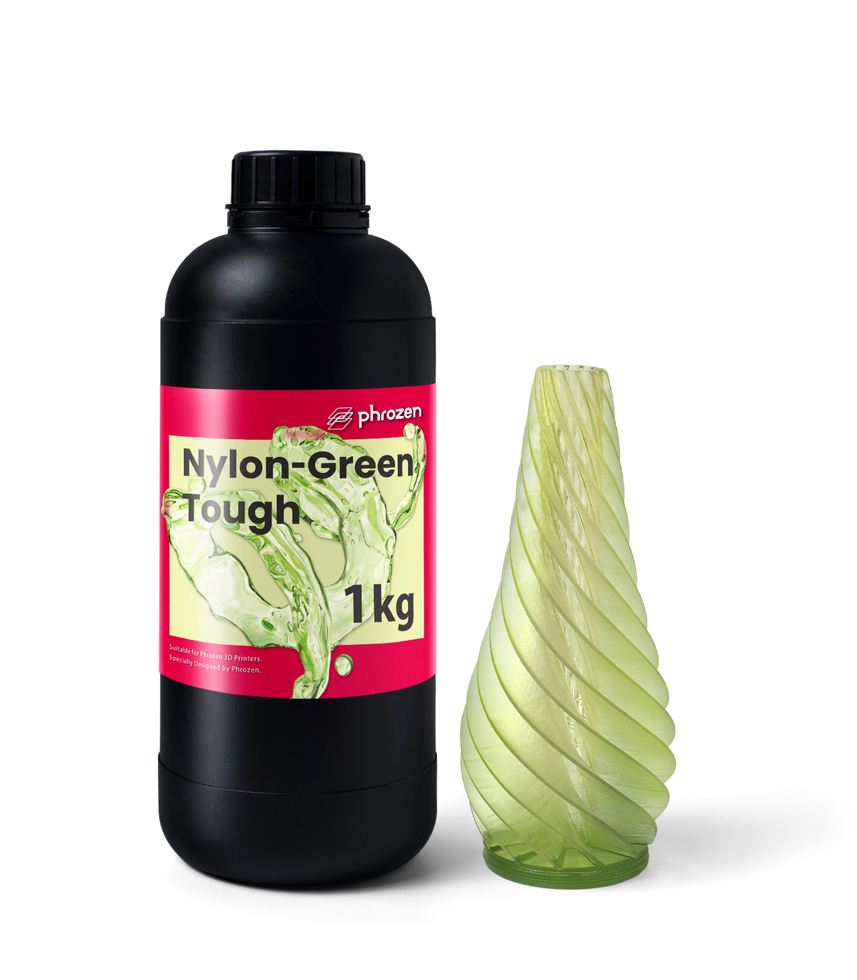 Phrozen Nylon Green Tough Resin | Flexible Durable Engineering 3D Printing Resin Malaysia