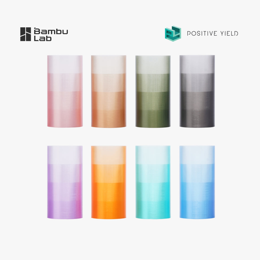 Bambu Lab PETG Translucent Filament 1.75mm 1KG