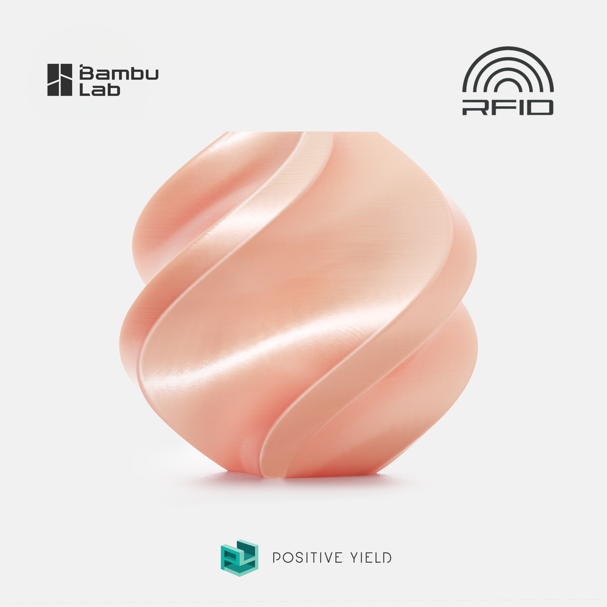 Bambu Lab PLA Silk+ Filament 1.75mm 1KG