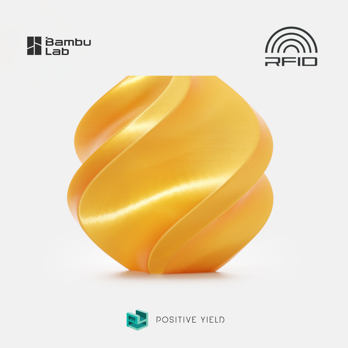 Bambu Lab PLA Silk+ Filament 1.75mm 1KG