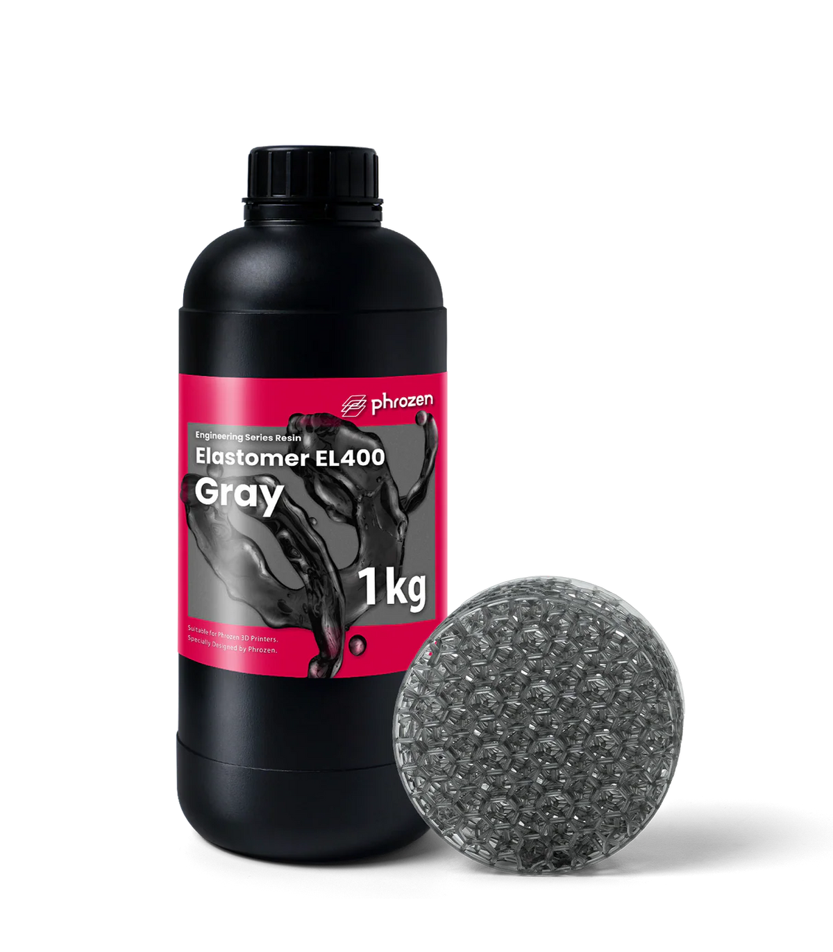Phrozen EL400 Resin | High Elastic Rubber-Like Flexible Resin for Functional Parts