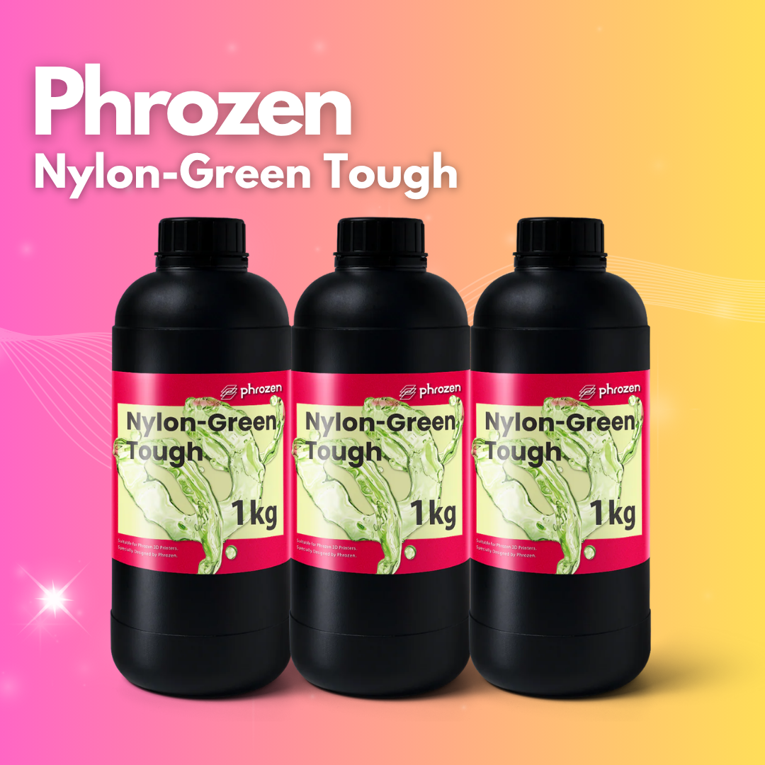 Phrozen Nylon Green Tough Resin | Flexible Durable Engineering 3D Printing Resin Malaysia