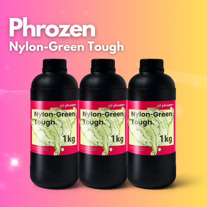 Phrozen Nylon Green Tough Resin | Flexible Durable Engineering 3D Printing Resin Malaysia