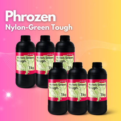 Phrozen Nylon Green Tough Resin | Flexible Durable Engineering 3D Printing Resin Malaysia